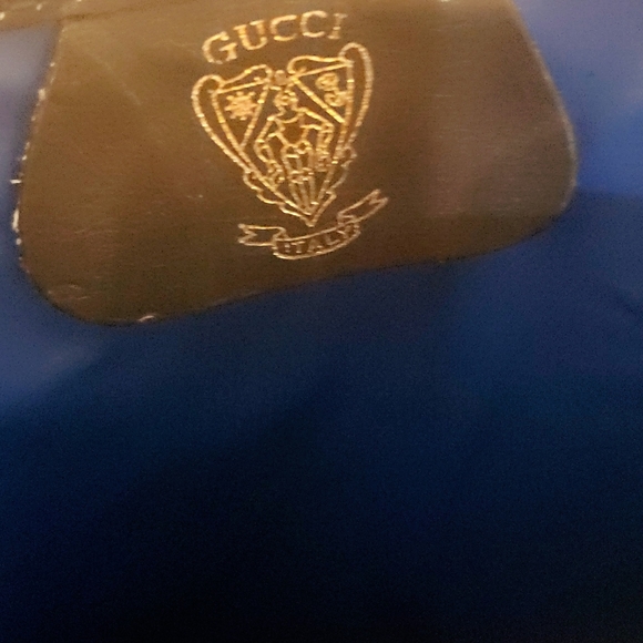 Gucci tote blue an gray GG PRINT HARD CANVAS - Picture 6 of 10